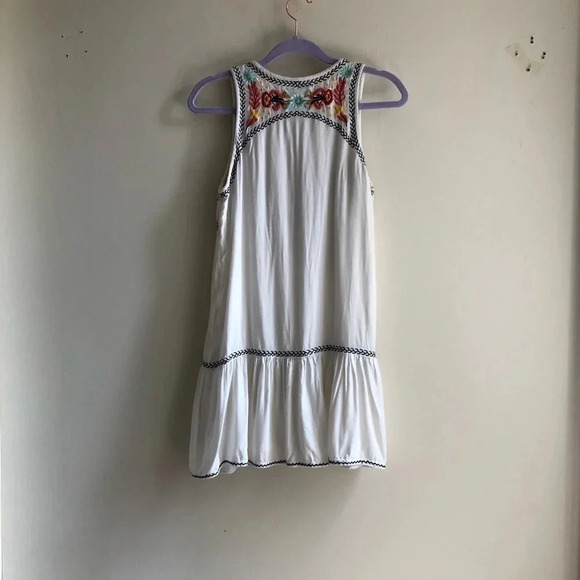 Revolve Embroidered Boho White Dress - Picture 11 of 12